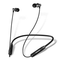 Lenovo HE05 Bluetooth Magnetic Neckband Earphones Black